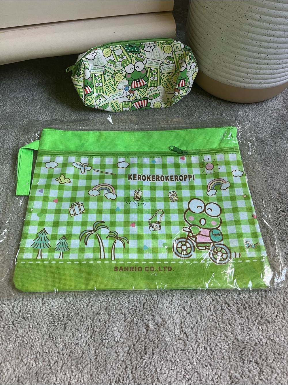 New Keropi Bag and Pencil Pouch